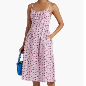 HVN pink cotton dress in size 0/XS/34. NWOT